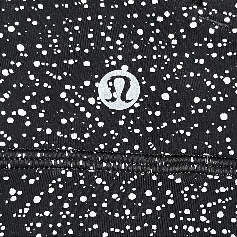 lululemon athletica x soulcycle Black and White Speckled Sports Bra Size 4 - Picture 7 of 8